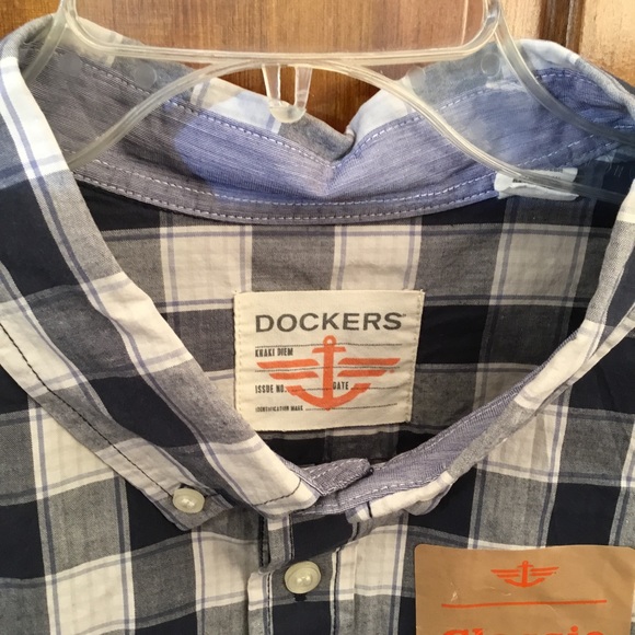 Dockers classic fit long sleeve shirt, size XXL, NWT, cotton - Picture 2 of 3